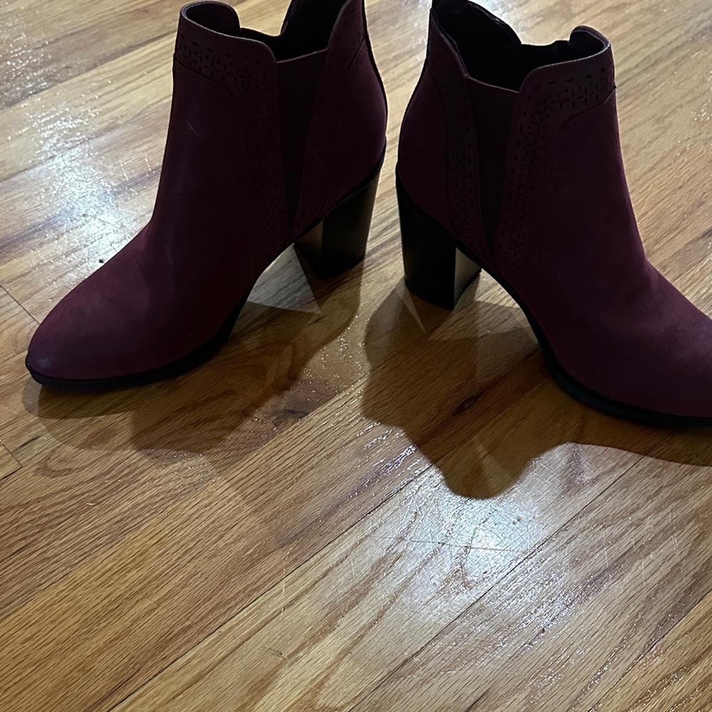 MIA Burgundy Ankle Boots
